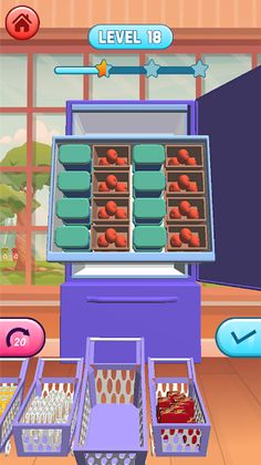 Fill & Organize The Fridge - Screenshot 3