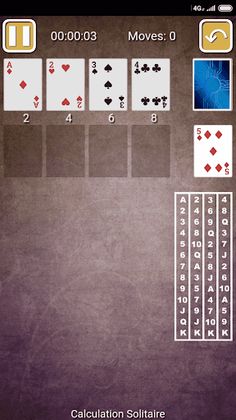 Calculation Solitaire - Screenshot 1