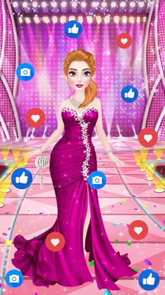 Fashion Show Dress Up Makeup - Screenshot 3