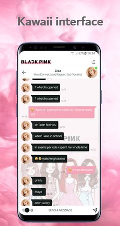 Blackpink Chat! Messenger Simu - Screenshot 3