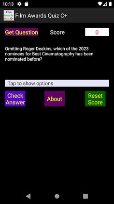 The Film Awards Quiz C+ - Screenshot 2