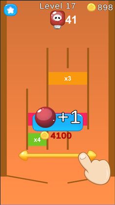 Collect Bounced Balls - Screenshot 1