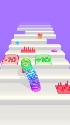 Slinky Stairs - Screenshot 2