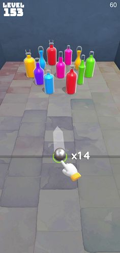 Glass Bowling - Screenshot 1