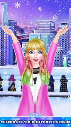 Makeup Girl Winter Beauty Spa - Screenshot 2