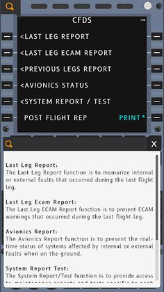 A320 CFDS Maintenance Trainer - Screenshot 1