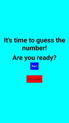 Guess the number! - Screenshot 1