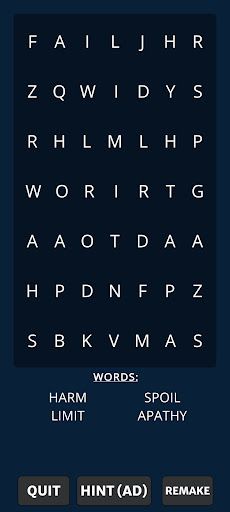 WordSearch Infinite - Screenshot 2