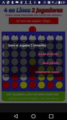 4 en Linea 2 Jugadores - Screenshot 3