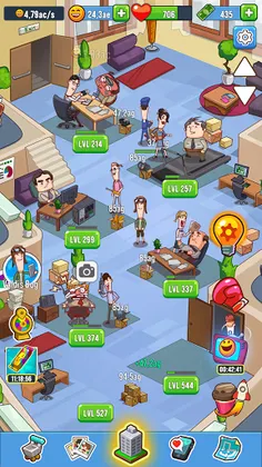 Office Riot - Funny Idle Simul - Screenshot 4