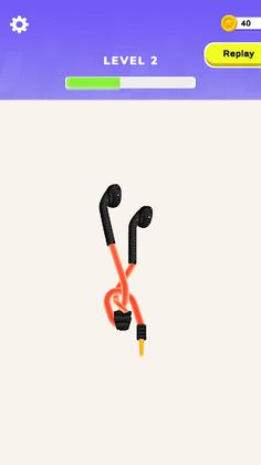 Messy Earphones 3D - Screenshot 3