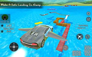 Flying Car Driving Stunt Game - Screenshot 3