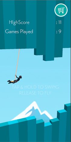 Ninja Rope Swing - Screenshot 1