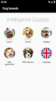 Dog breeds - Photo Quiz - Screenshot 1