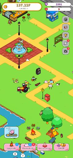 MomoTopia - Momokets Idle game - Screenshot 1