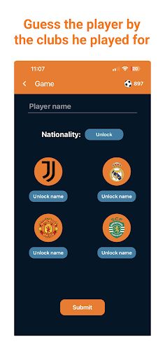 Player Predictor - Soccer Quiz - Screenshot 1