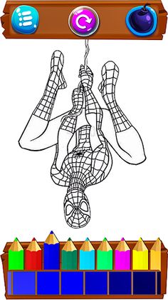 Super Hero Cartoons Coloring - Screenshot 1