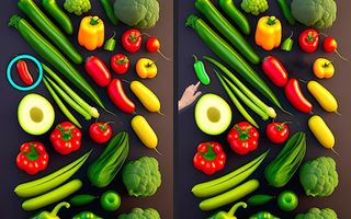 Find the differences vegetable - Screenshot 2