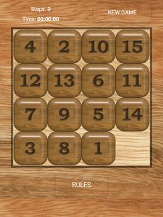15-puzzle or Game of Fifteen - Screenshot 4