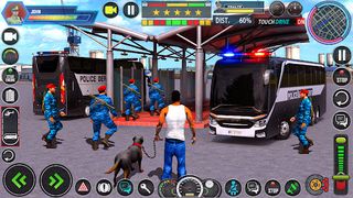 US Police Bus Driving Games 3D - Screenshot 3