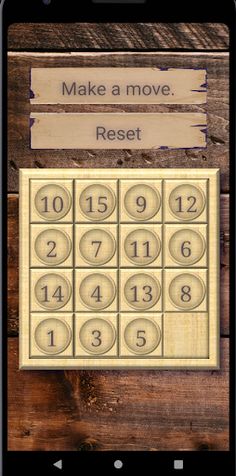 SmolGame - Fifteen Puzzle - Screenshot 1