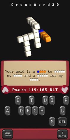 CrossWord3D Bible Puzzle Game - Screenshot 4